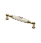 MANIGLIA PORCELLANA UP-WP0728-BR 106X26 MM