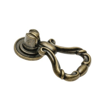 MANIGLIA ZAMA RJM 0128 33X55 MM ANTICATO