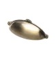 MANIGLIA ZAMA RJM 0127 CONCHIGLIA ANTIC 95X40 MM