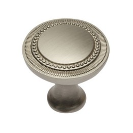 POMOLO IMPER D 31 MM ALLUMINIO NICHEL SATINATO