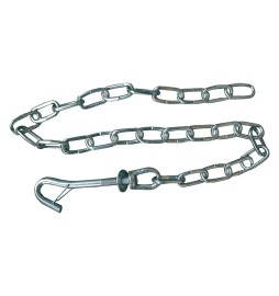 CATENA COMPLETA CON GANCIO zincata
