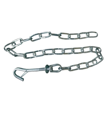 CATENA COMPLETA CON GANCIO zincata