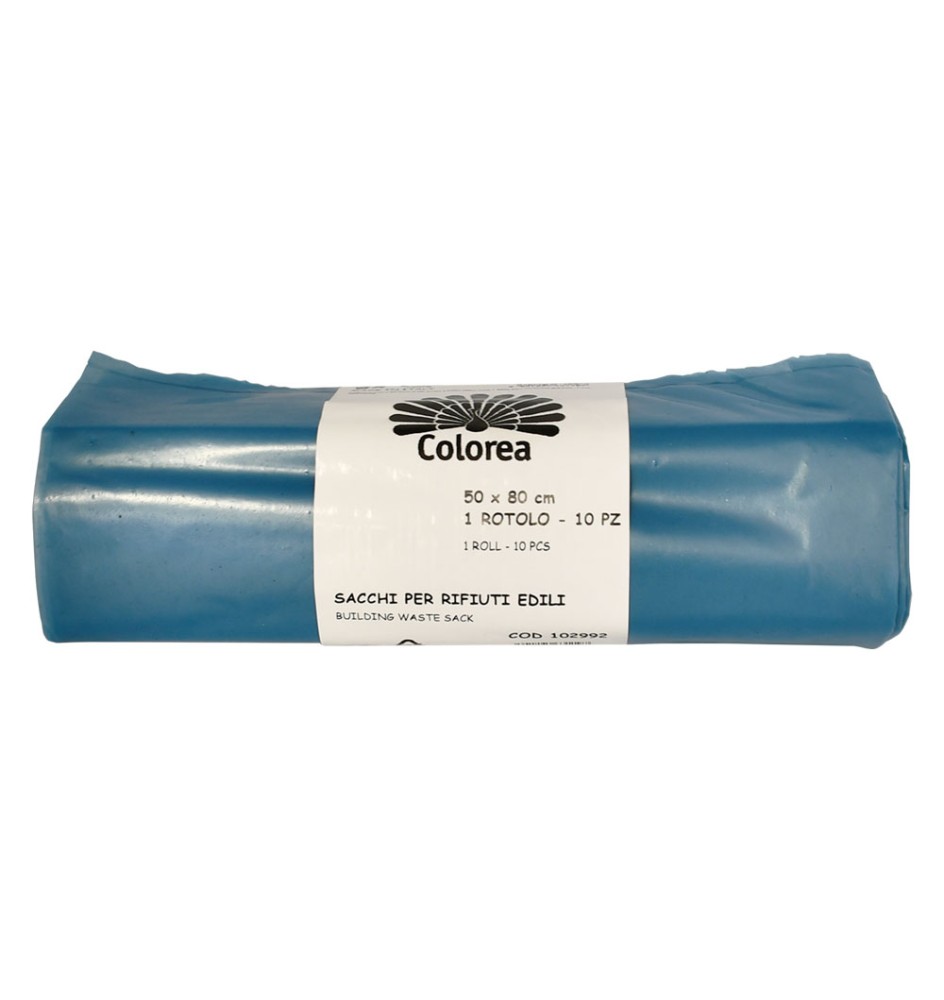 SACCO PER MACERIE cm. 50x80 azzurri - cf.10 pezzi