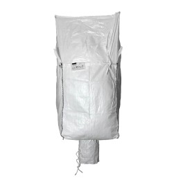 SACCONE IN POLIPROPILENE CON VALVOLA DI SCARICO 'BIG BAG' bocca di carico a...