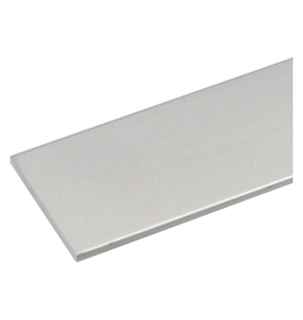 PROFILO PER FAI DA TE PIATTO mm 30x2 - mt 1 col.argento