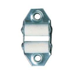 GUIDACINGHIA FERRO VERTICALE C/RULLINI PLASTICA**
