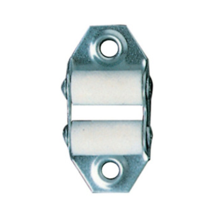 GUIDACINGHIA FERRO VERTICALE C/RULLINI PLASTICA**
