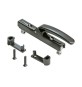 CARIGLIONE ACCIAIO 685 ASTE INTERNE D 6 MM NERO
