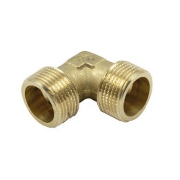 RACCORDO CURVO MM IN OTTONE GIALLO 3/8