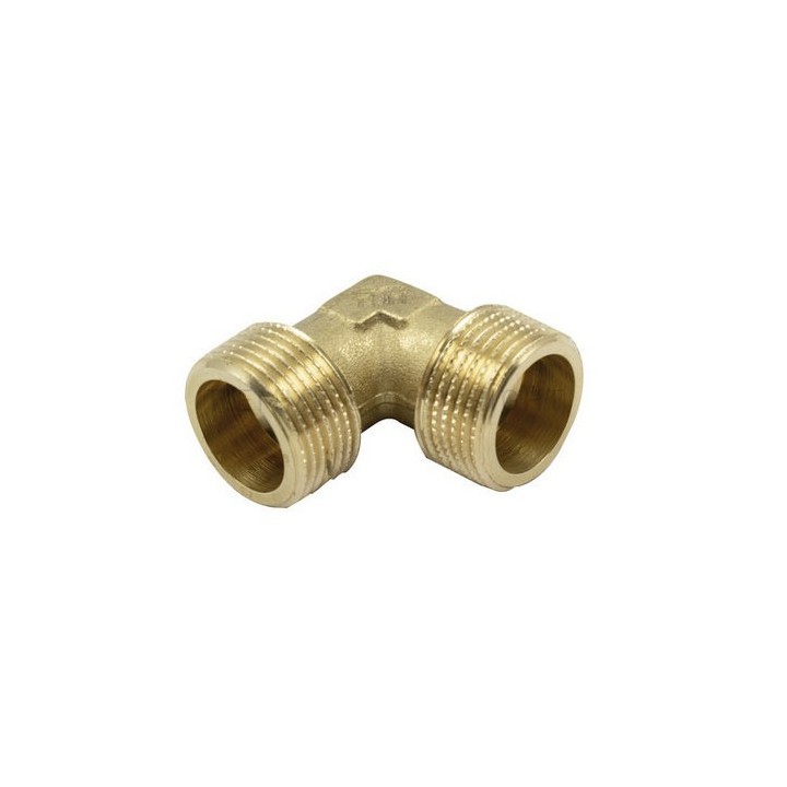 RACCORDO CURVO MM IN OTTONE GIALLO 3/8