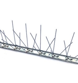 DISSUASORE P/VOLATILI BASE INOX 100CM 80 SPILLI AISI 201