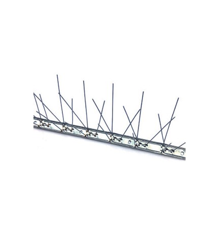 DISSUASORE P/VOLATILI BASE INOX 100CM 80 SPILLI AISI 201