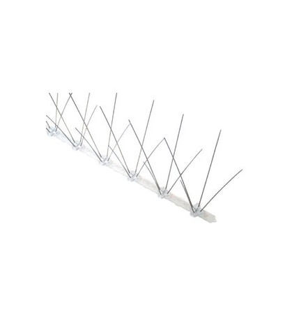 DISSUASORE P/VOLATILI BASE POLIC 50CM 40 SPILLI AISI 201