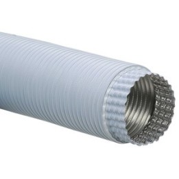 TUBO FLESSIBILE ESTENSIBILE ALLUM. BIANCO D 12 CM