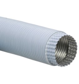 TUBO FLESSIBILE ESTENSIBILE ALLUM. BIANCO D 13 CM