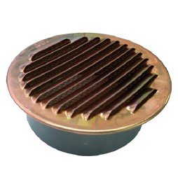 GRIGLIA AERAZIONE IN RAME ø cm 10