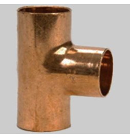 TEE RAME A SALDARE F-F-F PER TUBO GELO - 1"1/4 (Ø32)