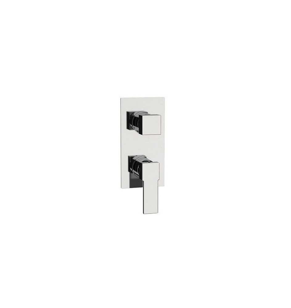 MISCELATORE MONOCOMANDO INCASSO DOCCIA C/DEVIATORE 3 VIE LINEA POLAR Cromo