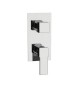 MISCELATORE MONOCOMANDO INCASSO DOCCIA C/DEVIATORE 3 VIE LINEA POLAR Cromo