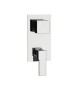 MISCELATORE MONOCOMANDO INCASSO DOCCIA C/DEVIATORE 4 VIE LINEA POLAR Cromo