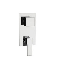 MISCELATORE MONOCOMANDO INCASSO DOCCIA C/DEVIATORE 5 VIE LINEA POLAR Cromo