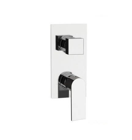 MISCELATORE MONOCOMANDO INCASSO DOCCIA C/DEVIATORE 3 VIE LINEA AVENUE Cromo