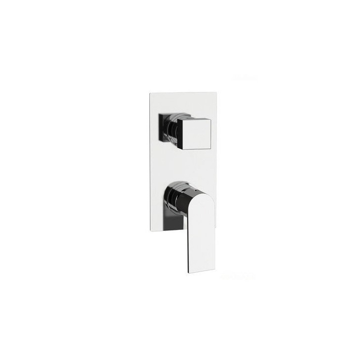MISCELATORE MONOCOMANDO INCASSO DOCCIA C/DEVIATORE 3 VIE LINEA AVENUE Cromo