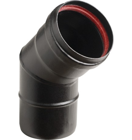 CURVA PORCELLANATA 45 PELLET D 10CM NERO OP AETERNUM