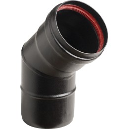 CURVA PORCELLANATA 45 PELLET D 8CM NERO OP AETERNUM
