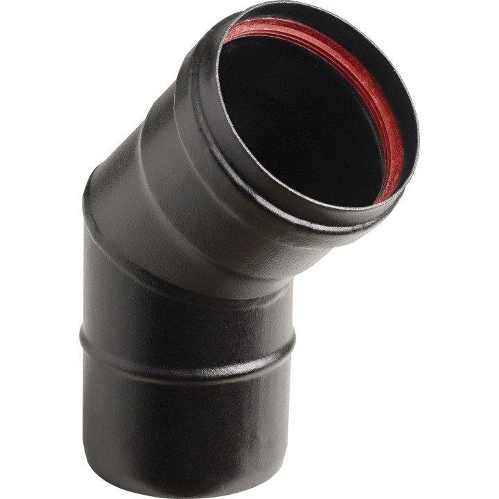 CURVA PORCELLANATA 45 PELLET D 8CM NERO OP AETERNUM