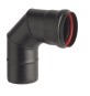 CURVA PORCELLANATA 90 PELLET D 8CM NERO OP AETERNUM