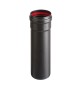 TUBO PORC PELLET C/GUARN D 10XH 25CM NERO OP AETERNUM