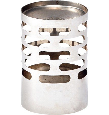 TERMINALE SCARICO PELLET INOX D 10 X H 14 CM AETERNUM