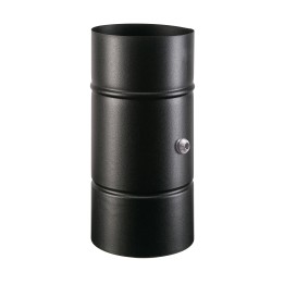 TUBO PORCELLANATO C/COMB C/TAPPO D 10XH19CM NERO CLASSIC