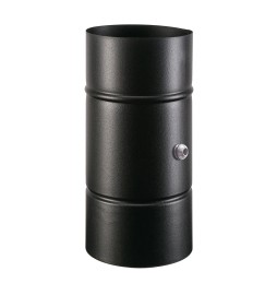 TUBO PORCELLANATO C/COMB C/TAPPO D 10XH19CM NERO CLASSIC