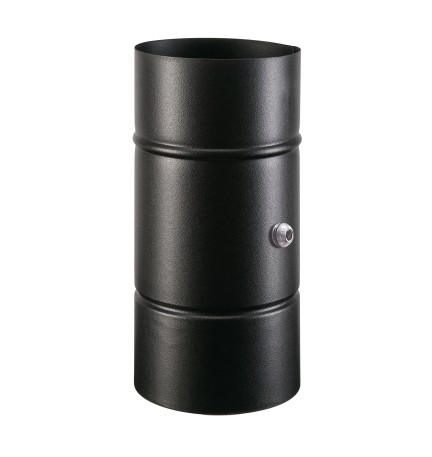TUBO PORCELLANATO C/COMB C/TAPPO D 10XH19CM NERO CLASSIC