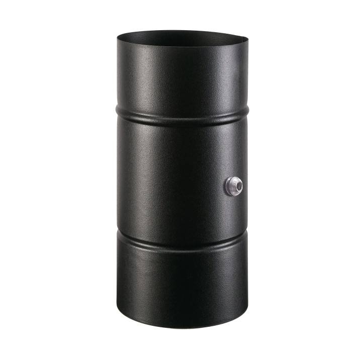 TUBO PORCELLANATO C/COMB C/TAPPO D 10XH19CM NERO CLASSIC