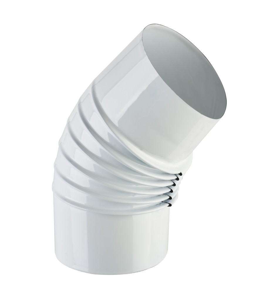 CURVA PORCELLANATA PIEGHETTATA 45 D 12CM BIANCO CLASSIC