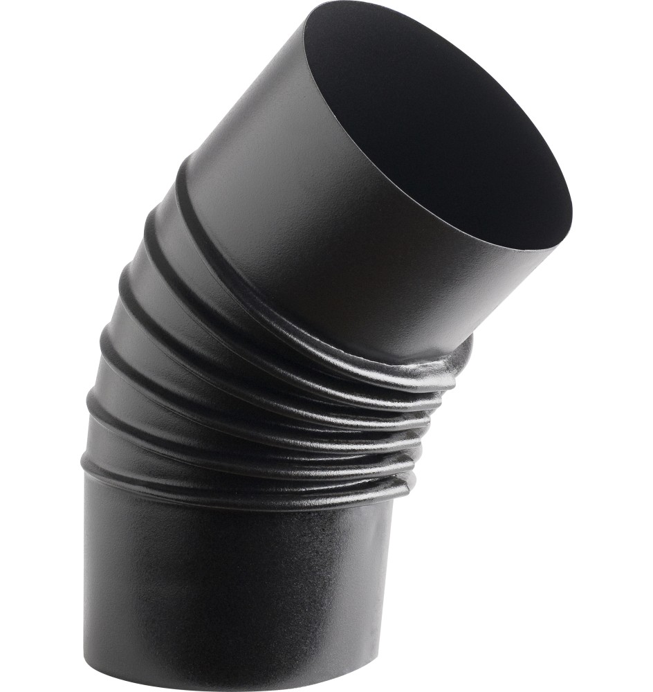 CURVA PORCELLANATA PIEGHETTATA 45 D 13CM NERO OP CLASSIC