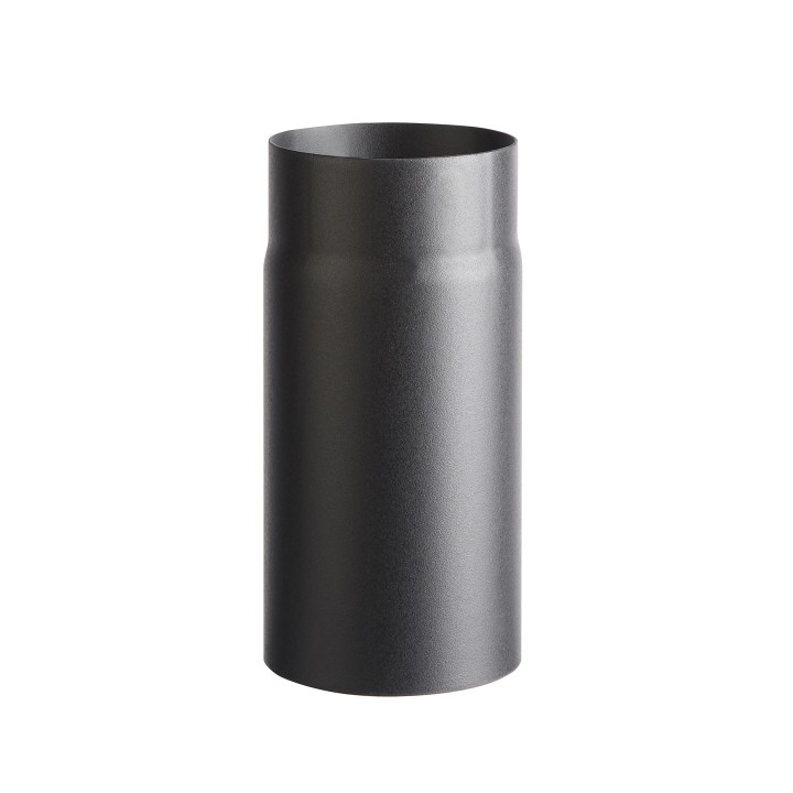 TUBO PORCELLANATO D 12 X H 25CM NERO OPACO TOP