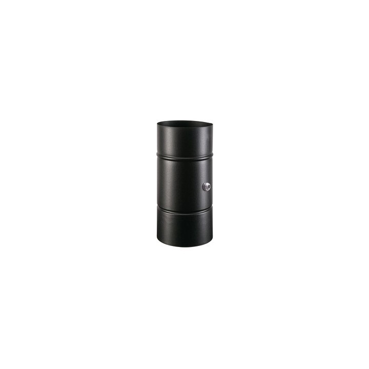 TUBO PORCELLANATO C/COMB C/TAPPO D 10XH19CM NERO CLASSIC