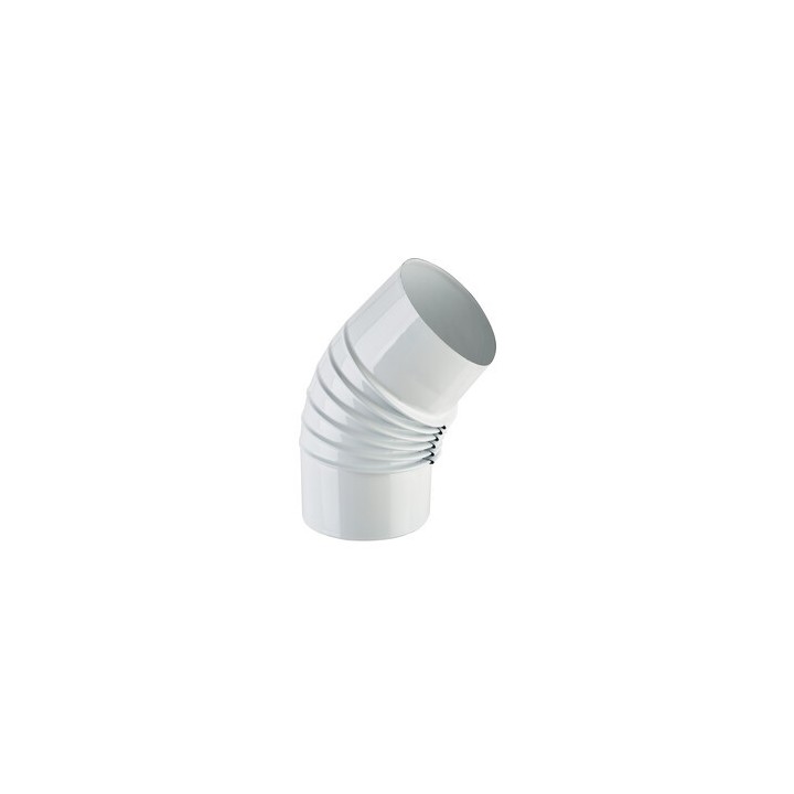 CURVA PORCELLANATA PIEGHETTATA 45 D 10CM BIANCO CLASSIC