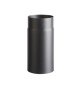 TUBO PORCELLANATO D 13 X H 25CM NERO OPACO TOP