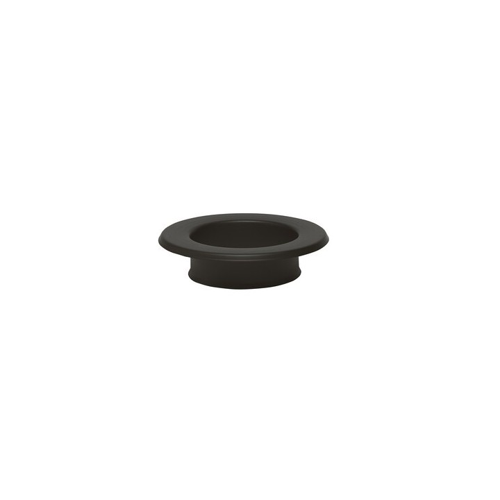ROSONE P/STUFA A MURO D 15CM NERO