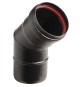 CURVA PORCELLANATA 45 PELLET D 10CM NERO OP AETERNUM