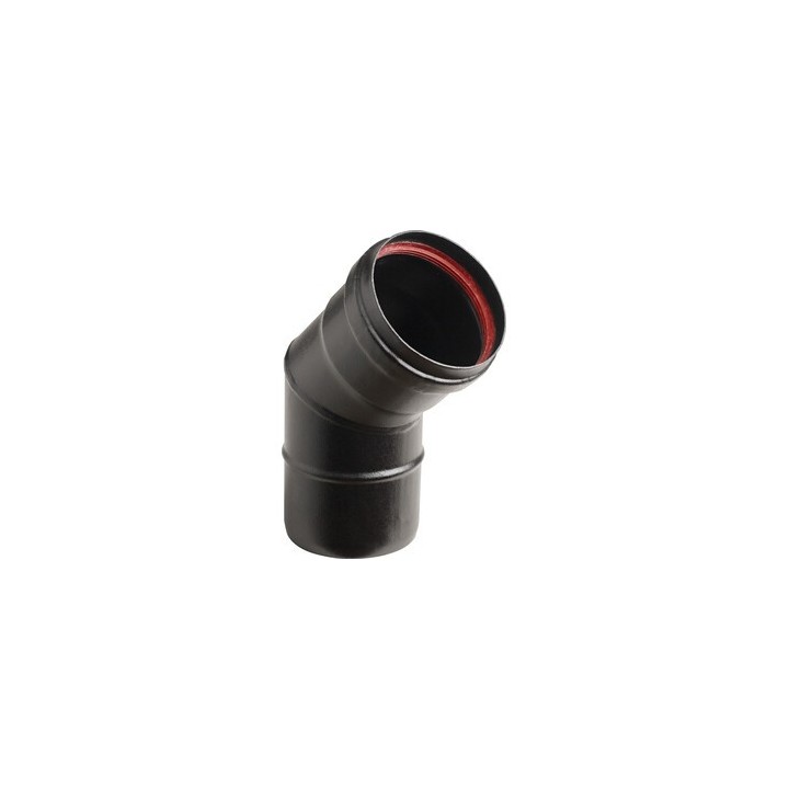 CURVA PORCELLANATA 45 PELLET D 8CM NERO OP AETERNUM