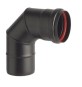 CURVA PORCELLANATA 90 PELLET D 8CM NERO OP AETERNUM