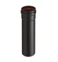 TUBO PORC PELLET C/GUARN D 8XH 50CM NERO OP AETERNUM