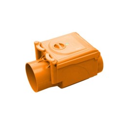 VALVOLA ANTIRIFLUSSO IN PVC ARANCIO MF Diam. 110