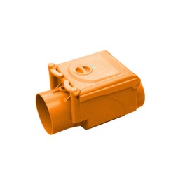 VALVOLA ANTIRIFLUSSO IN PVC ARANCIO Diam. 110